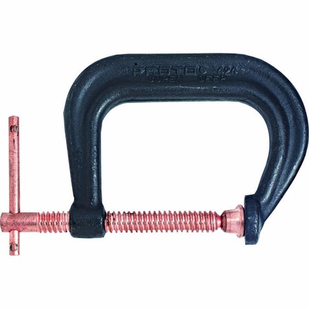 Proto Proto C-Clamp Standard Service Extra Deep Throat Spatter Resistant Screw - 0-4" J424S